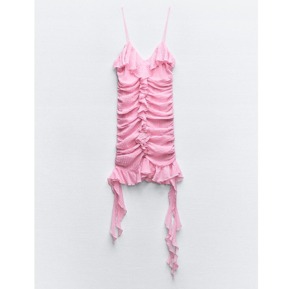 Zara Pink Mini Dress NWT - Picture 15 of 15